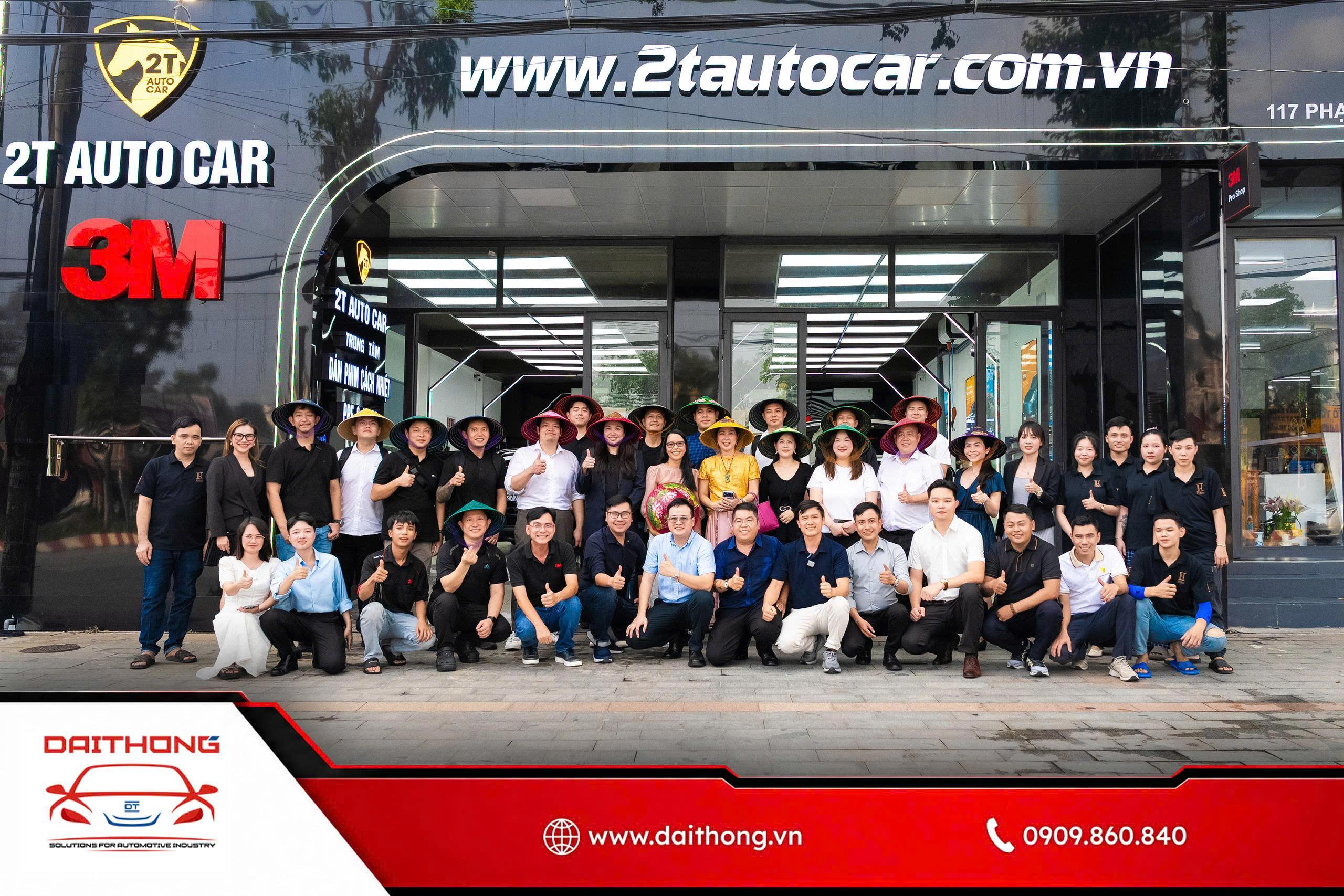 3M Quốc tế cùng Đại Thống thăm 2T Auto Car
