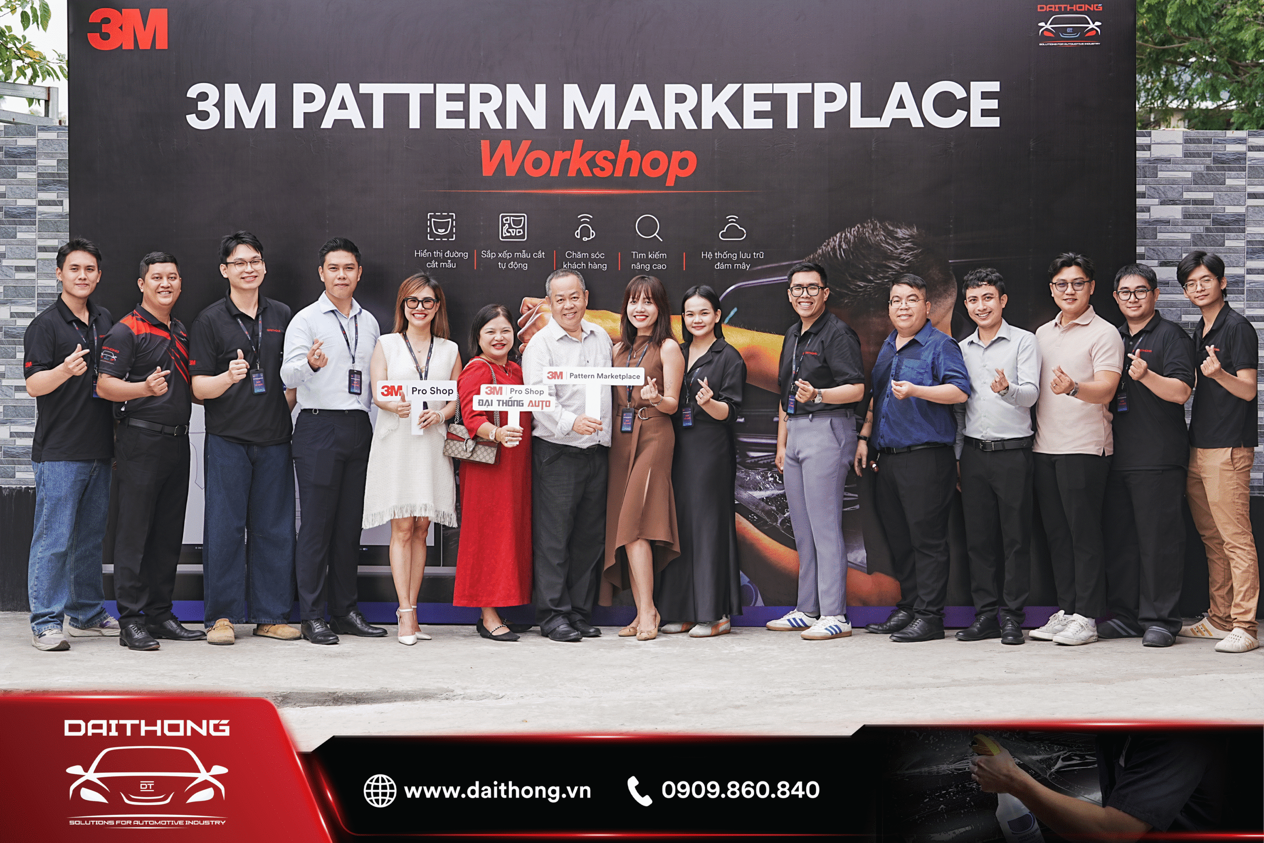 3M Pattern Marketplace Workshop tại TP.HCM: 3 ngày đào tạo chuyên sâu về thi công PPF 1 3M Pattern Marketplace được tổ chức ở HCM từ ngày 17/8/2026