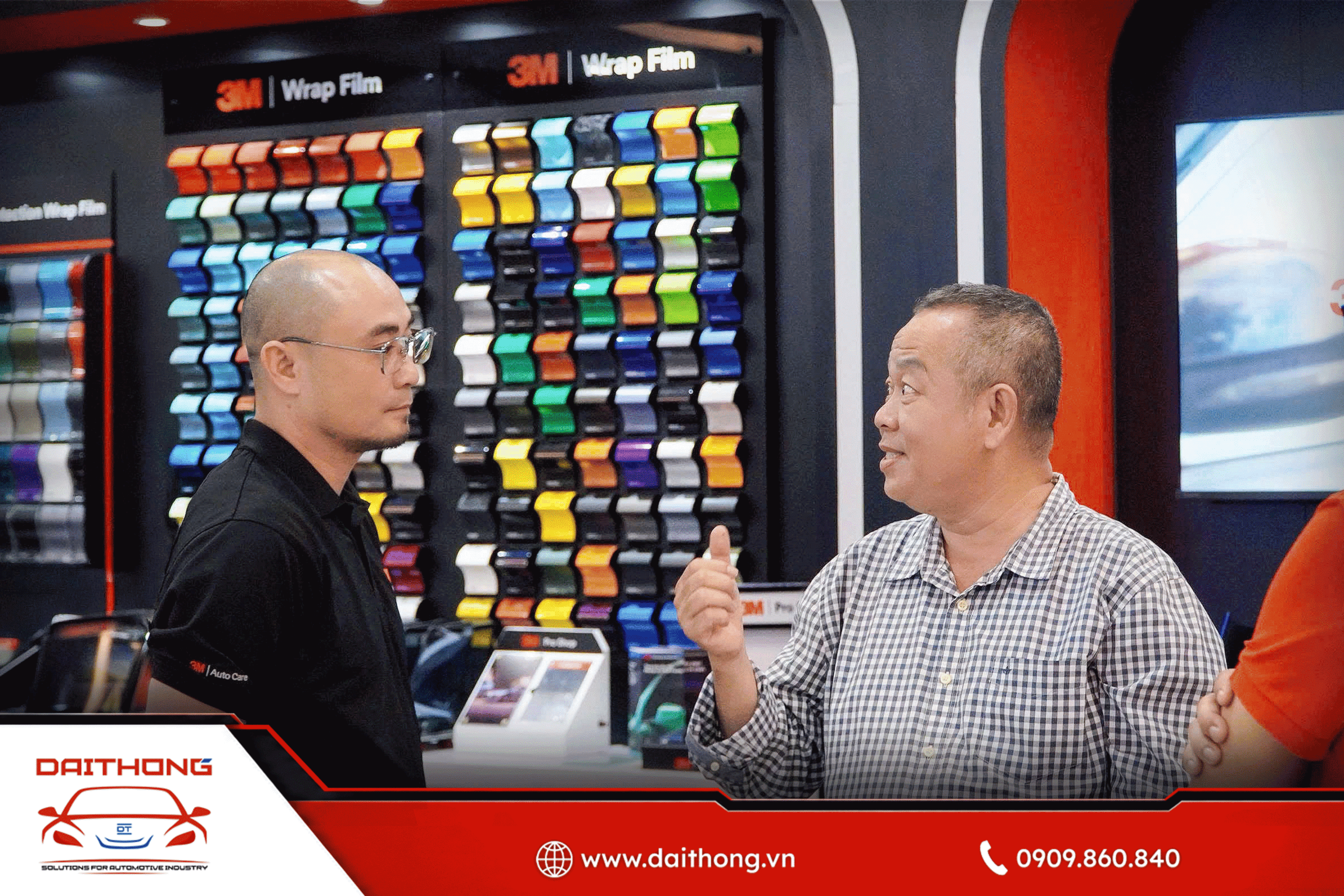 3M AAD thăm 3M Pro Shop – Đại Thống Auto, tăng cường kết nối và trao đổi chuyên môn 3 3M và Đại Thống trao đổi trực tiếp về tầm nhìn & định hướng